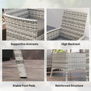 Outsunny 4 Seater Rattan Garden Furniture Set with Cushion