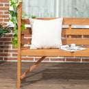 Outsunny Arch Pergola Garden Bench, Wooden Garden Arbour with Seat, Brown