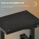 DURHAND Steel Motorbike Jack Lift Rubber Platform Crank Lift Manual Repair Table