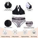 Women Two Piece V-Neckline Bikini Swimsuit
