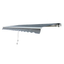 Outsunny Wall Mounted Sun Shade 2.95 x 2.5m - Grey
