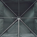 Outsunny 3(m) 2 Tier Gazebo Top Cover Replacement Canopy Roof Charcoal Grey