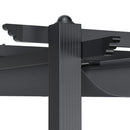 Garden Sanctuary Aluminum Patio Pergola with Canopy