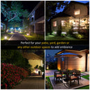 Outsunny Garden Lamp Post Light, IP44 Outdoor LED Solar Powered Lantern Lamp with Aluminium Frame for Patio, Pathway and Walkway, Black