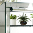 Outsunny 4 Tier Lean-to Mini Greenhouse with Reinforced PE Cover