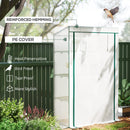 Outsunny 4 Tier Lean-to Mini Greenhouse with Reinforced PE Cover
