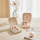 Sheonly Portable Small Faux Leather Jewellery Box