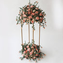 Lifeideas Metal Rectangular Flower Stand Pedestal for Wedding and Party Decor