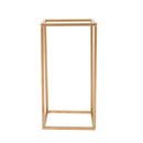Lifeideas Metal Rectangular Flower Stand Pedestal for Wedding and Party Decor