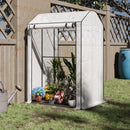 Outsunny Mini Greenhouse 100x80x150cm - White