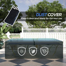SPORTNOW 9FT Foldable Table Tennis Table with Cover, Net, Paddles, Balls - Blue