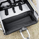 HOMCOM Child Bike Trailer 2 In 1 Baby Stroller = Green