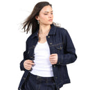 Brave Soul Bloom Denim Jacket - Dark wash