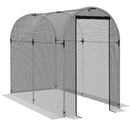 Outsunny Fruit Cage, Plant Protection Tent, Black