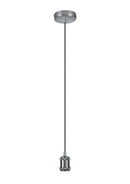 Dromore Suspension Kit with 1 Light Nickel & Black