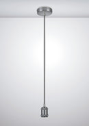 Dromore Suspension Kit with 1 Light Nickel & Black