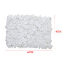 Lifeideas Handcrafted White Silk Hydrangea Flower Panel