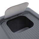 KidKid Full Enclosed Cat Litter Box In Grey