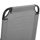 Outsunny Folding Sun Loungers Set of 2 with Adjustable Backrest