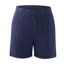 Short Sleeve Loungewear Set Navy Blue