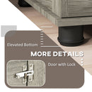 PawHut Dog Crate Furniture, End Table w/ Cushion