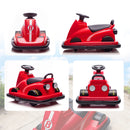 AIYAPLAY Electric Kids Bumper Car With 360 Degree Rotation Spin, Red