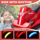 AIYAPLAY Electric Kids Bumper Car With 360 Degree Rotation Spin, Red