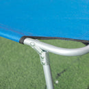Outsunny Folding Chair Sun Lounger w/ Sunshade Garden Recliner Hammock