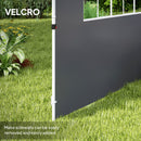Outsunny Gazebo Replacement Exchangeable Wall Panels W/  Window, Dark Grey