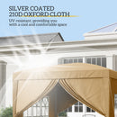 Outsunny 3x3(m) Pop Up Gazebo Party Tent Canopy Marquee with Storage Bag