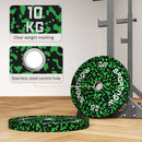 SPORTNOW Olympic Weight Plates with 5cm Holes for Weight Lifting