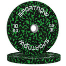 SPORTNOW Olympic Weight Plates with 5cm Holes for Weight Lifting