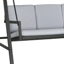Outsunny 3 Seater Garden Swing Chair With Adjustable Canopy And Cushions, Grey