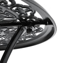 Garden Sanctuary Round Patio Dining Table with Umbrella Hole