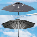 Outsunny UPF 50+ Replacement Parasol Canopy Parasol Cover Replacement