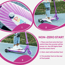 AIYAPLAY Electric Scooter for Kids 4-7, with Auxiliary Rear Wheels