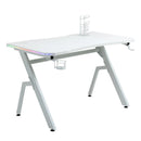 HOMCOM Gaming Desk White 1.2m