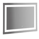 kleankin Glass Illuminated LED Edge Bathroom Mirror - 70x50cm