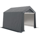 Outsunny 3 x 3(m) Portable Shed, Waterproof and Heavy Duty Dark Grey