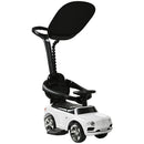 AIYAPLAY Bentley Bentayga Licensed Baby Push Car W/ Under Seat Storage - White