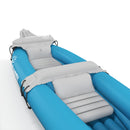 Outsunny Inflatable Kayak Two-Person Inflatable Boat w/ Air Pump, Blue