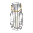 Monaco Flickering Floor Lantern Solar