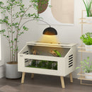 PawHut Reptile Terrarium, Snake Vivarium with Tempered Glass Windows