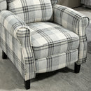 HOMCOM Recliner Chair for Living Room Wingback Chair with Padded Armrest
