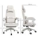 Vinsetto Home Office Chair Reclining Computer Chair W/ Lumbar Support