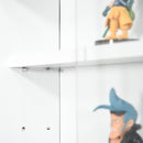 HOMCOM Wall Display Shelf with Glass Door 60x80cm