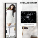 HOMCOM Floor Mirror Wall Mounted Leaning Standing Mirror