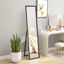 HOMCOM Floor Mirror Wall Mounted Leaning Standing Mirror