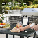 Outsunny 6 Seater Rattan Garden Furniture Set with Cushions