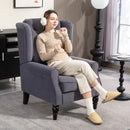 HOMCOM Accent Armchair Home Furniture Retro Tufted Club Fabric